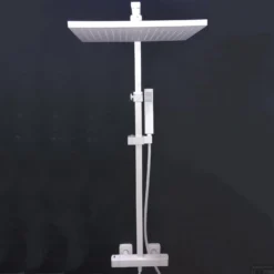 Boss & Wessing Regendouche Vierkant 36x24 Cm Met Handdouche Wit